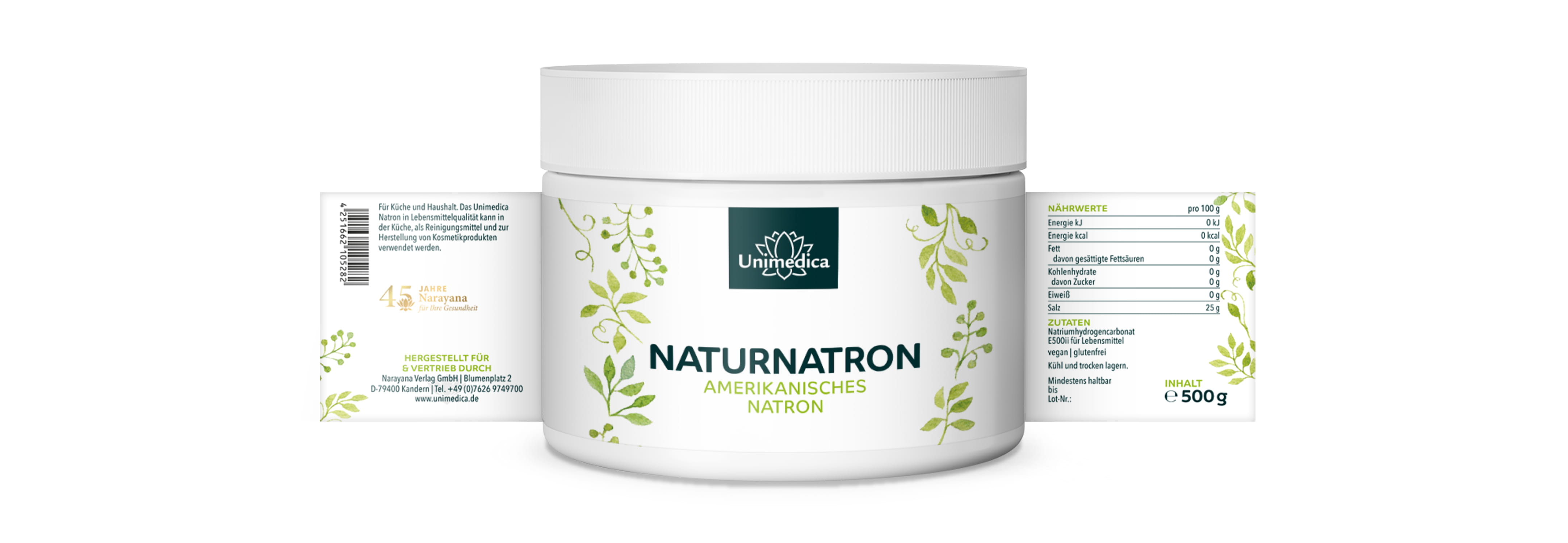 Natron naturalny - amerykański natron - 500 g - od Unimedica
