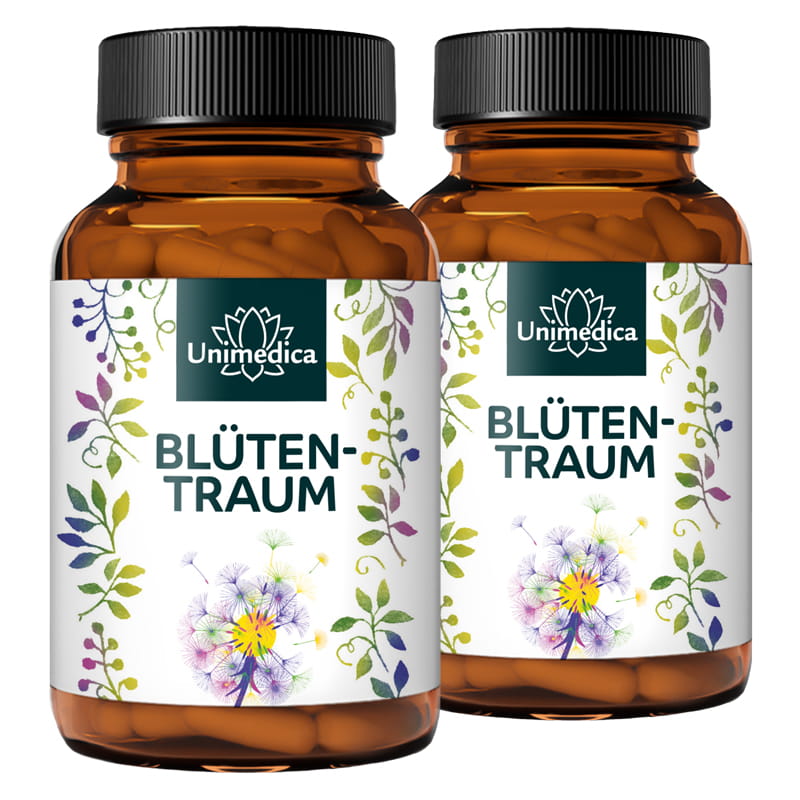 Set: Blossom Dream*  complex with quercetin, black cumin seed extract, turmeric, zinc and vitamins  2 x 90 capsules  by Unimedica