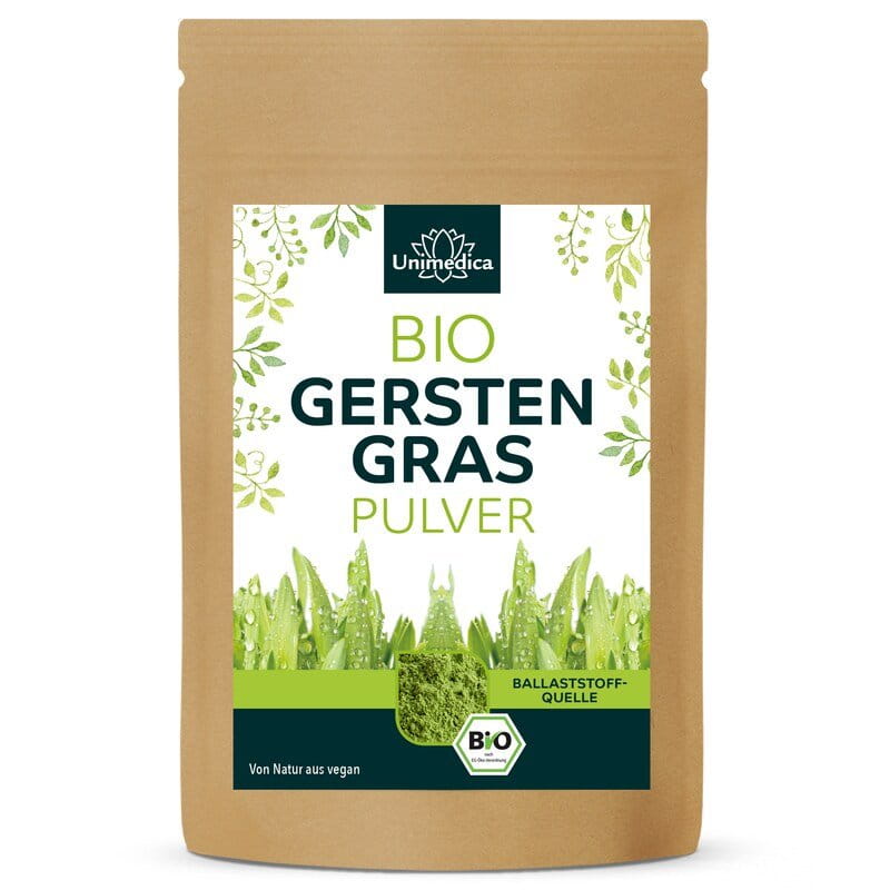 Herbe d'orge BIO en poudre - 250 g - par Unimedica