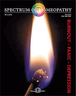Spectrum of Homeopathy 2012-2, Burnout - Panic - Depression