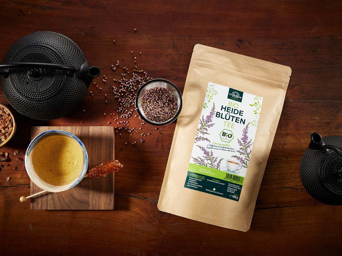 Organic heather blossom tea (Erika blossoms) - 100 g - by Unimedica