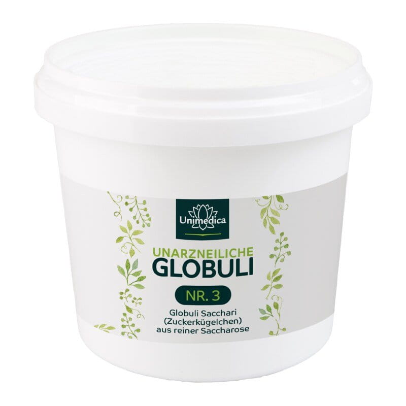 Unarzneiliche Globuli Nr.3 - Globuli Sacchari (Zuckerkügelchen) aus reiner Saccharose - 5 kg - von Unimedica