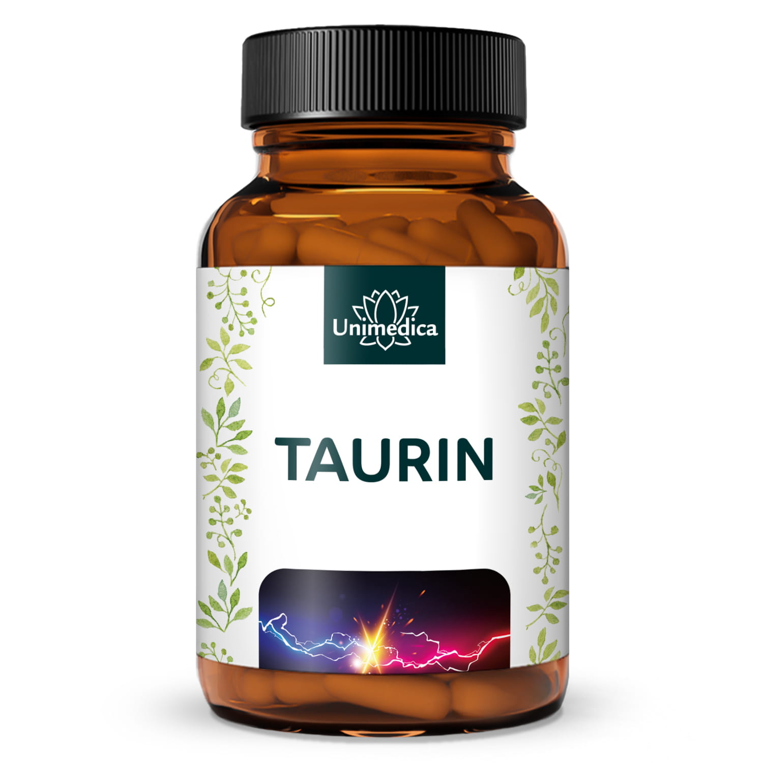 Taurin - 1000 mg pro Tagesdosis (2 Kapseln) - 120 Kapseln - Taurine - von Unimedica