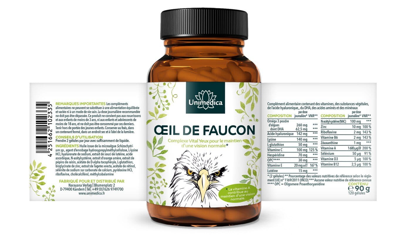 Lot de 2: Œil de lynx - 2 x 120 gélules - par Unimedica