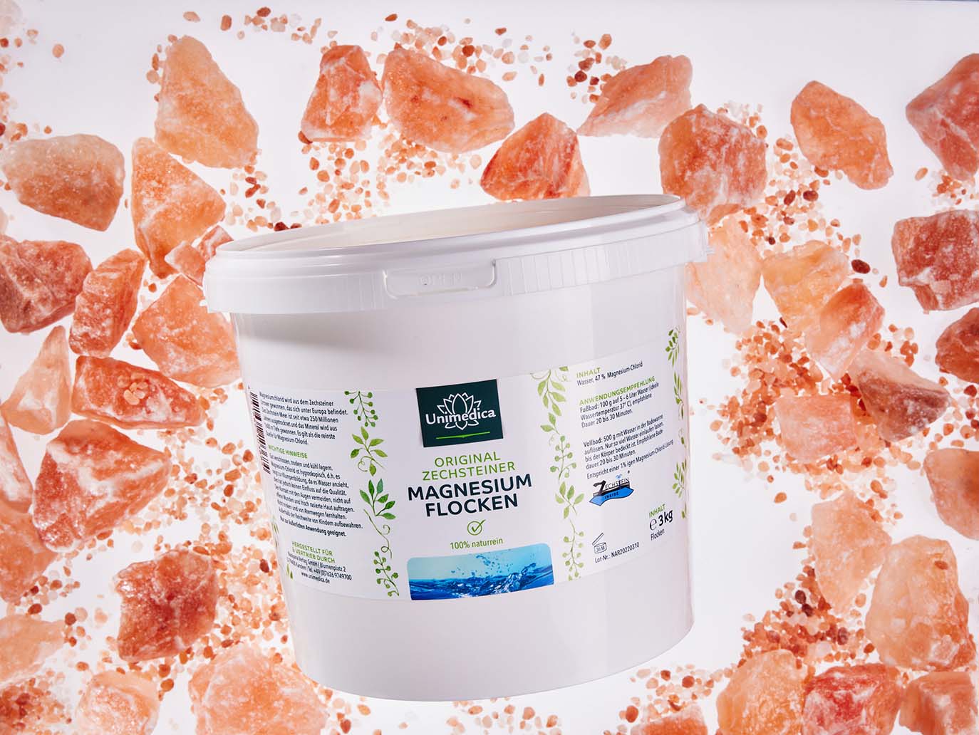 Magnesium flakes - Original Zechsteiner - 3 kg - from Unimedica