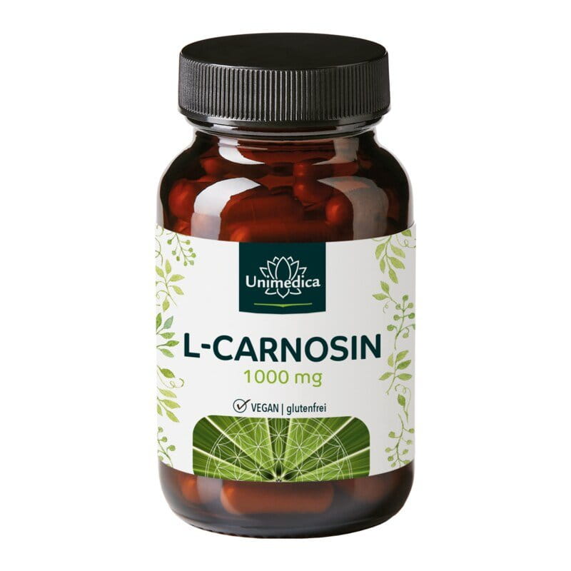 L-Carnosine - 1000 mg per daily dose (2 capsules) - high-dose - 60 capsules - from Unimedica