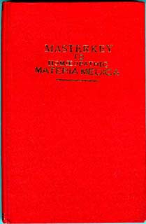 Masterkey to Homoeopathic Materia Medica