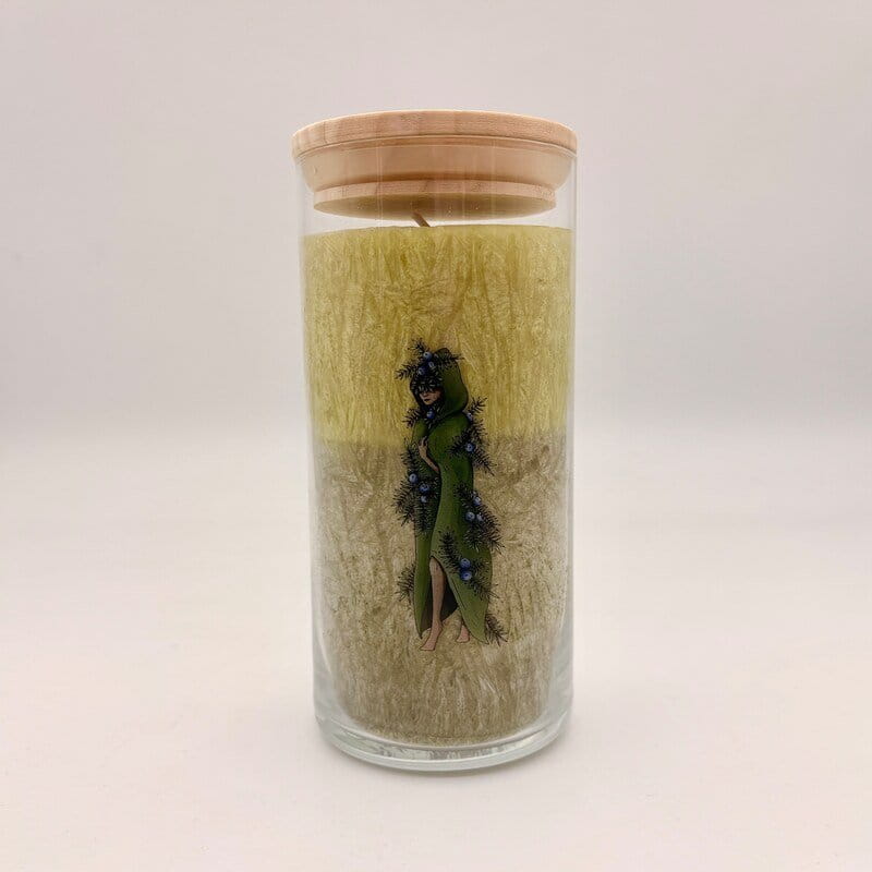 Heilkräuter Kerze Zeitgeist - Danksagung - Allgäu Kräuterwerkstatt