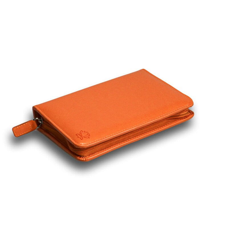 60er Taschenapotheke- Kunstleder leer - Gemustert - Narayana