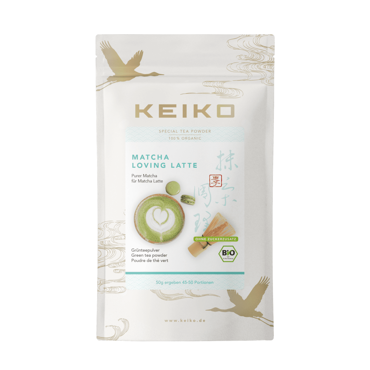 Matcha Loving Latte - Organic Japanese green tea powder - KEIKO - 50 g