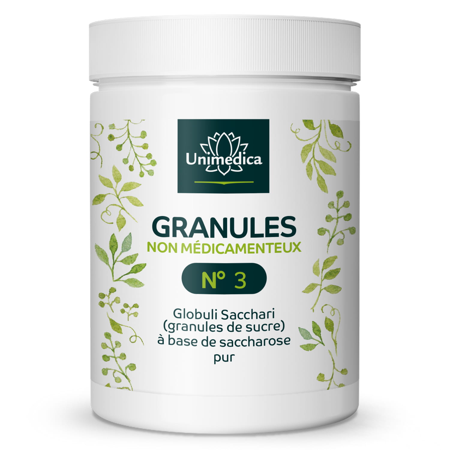 Granules neutres taille n° 3 ; Ø 2,2 mm - 500 g