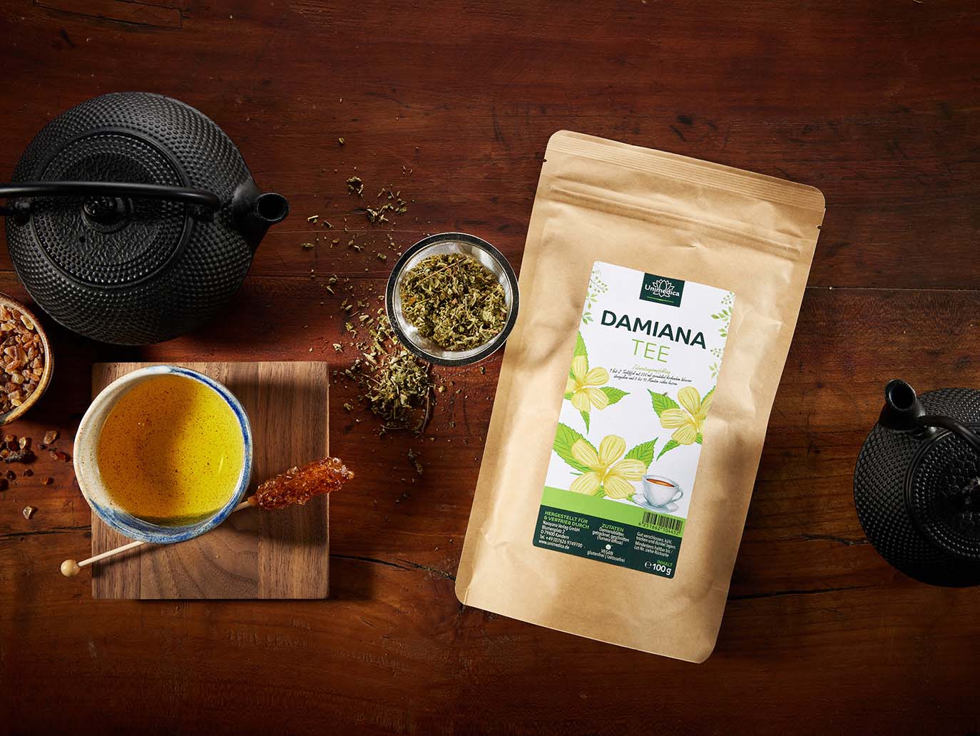 Tisane de damiana - 100 g - Turnera diffusa - tisane en vrac - par Unimedica