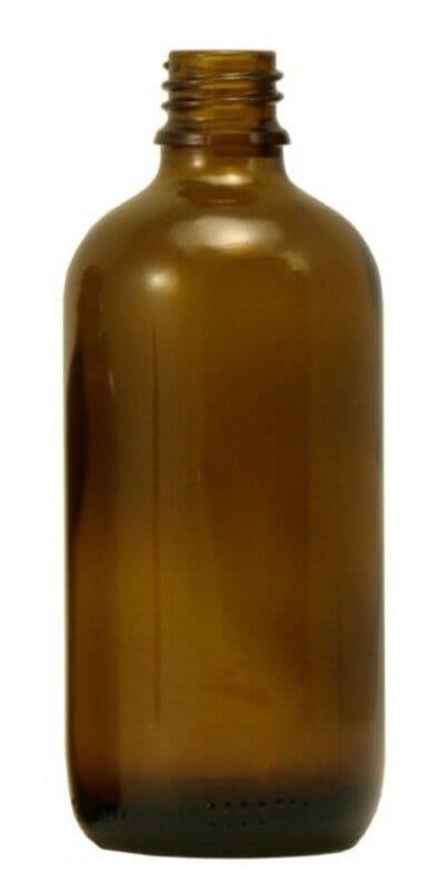 Braunglasfläschchen 100 ml ohne Verschluss und Tropfer - 68 Stück/Safepack