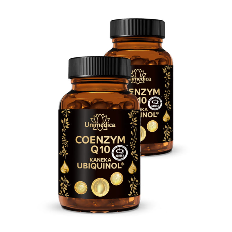 Coenzym Q10 Ubiquinol - Premium-Wirkstoff vom Marktführer KANEKA aus Japan - 100 mg pro Tagesdosis (1 Kapsel) - 60 Softgelkapseln