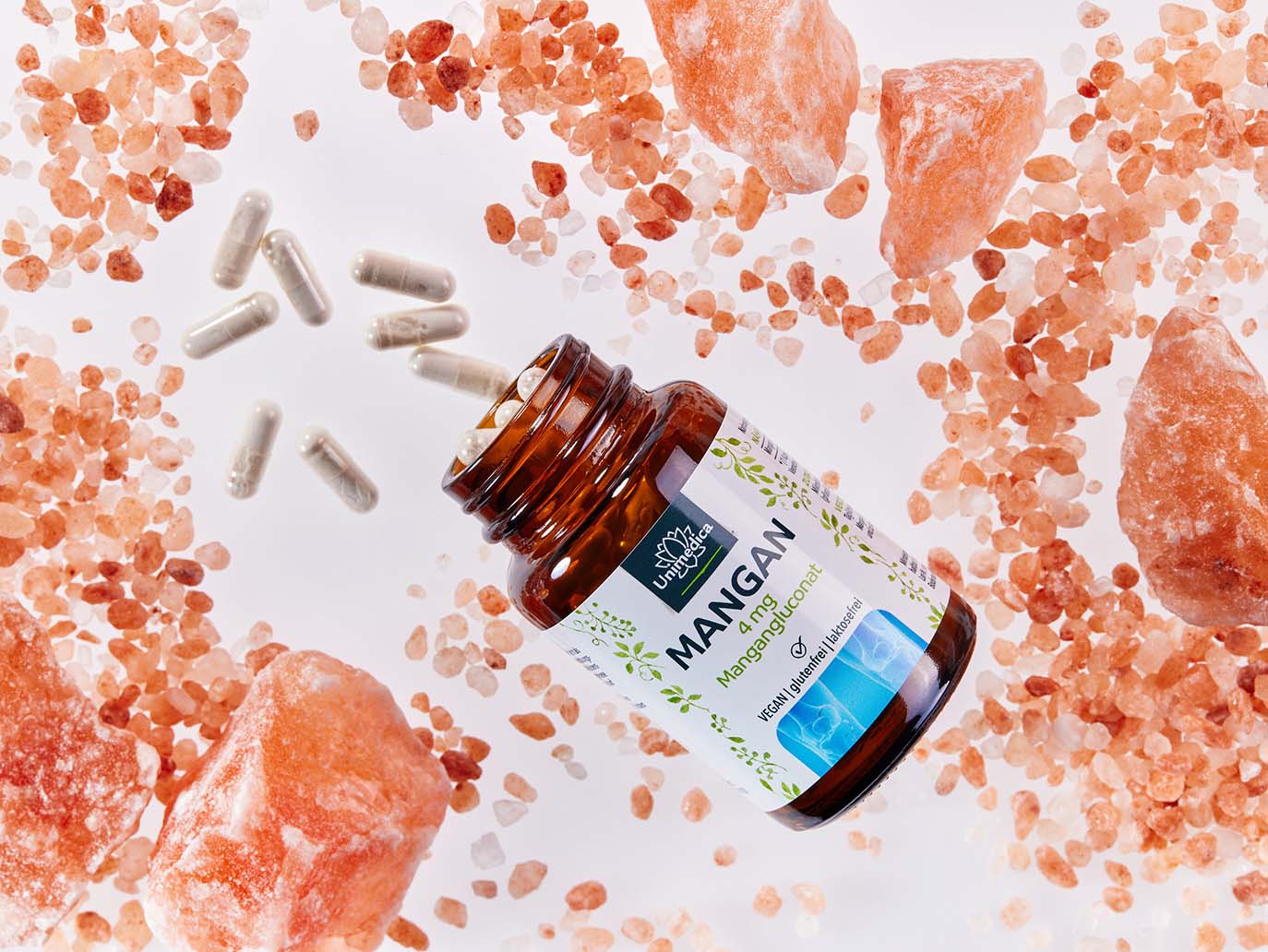 Manganèse - 4 mg de gluconate de manganèse par dose quotidienne (1 gélule) - 90 gélules - de Unimedica