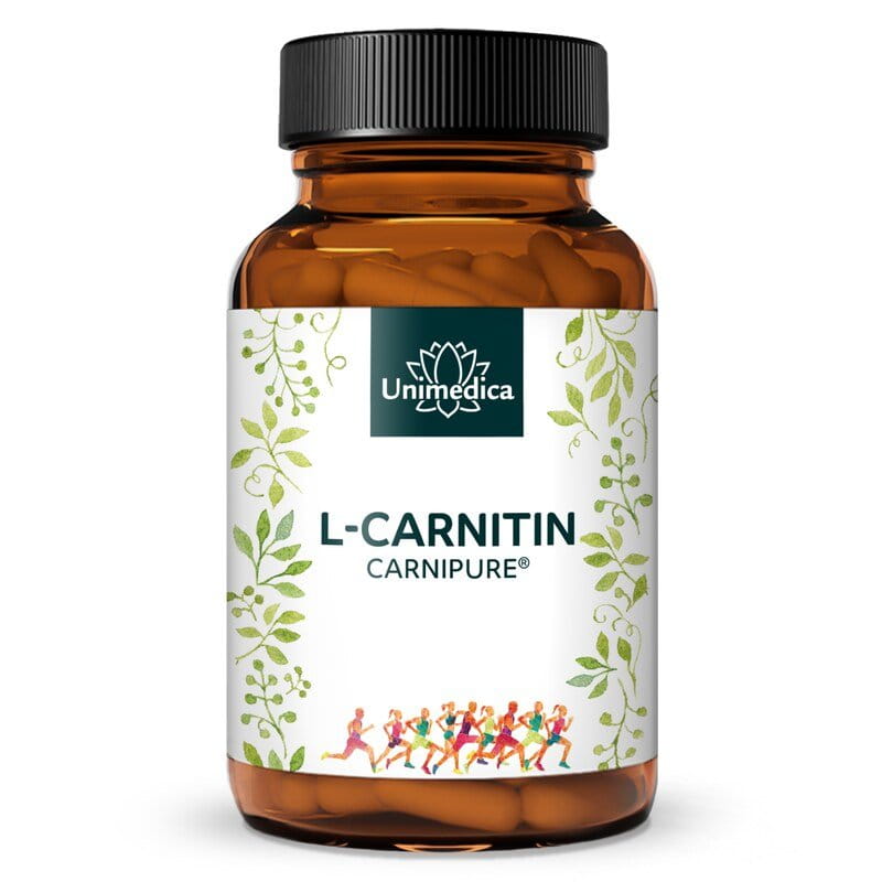 L-Carnitine (Carnipure®) capsules - 2000 mg per daily dose - 120 capsules - from Unimedica