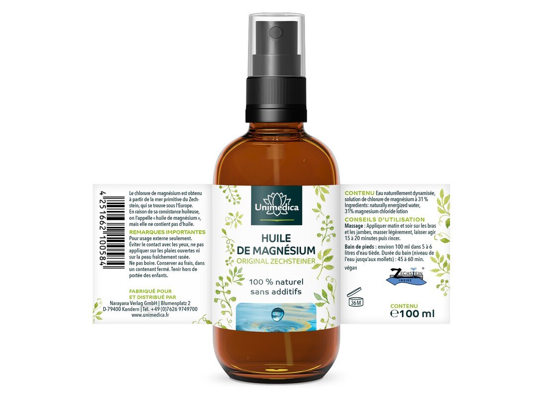 Huile de magnésium marin - Sensitive - 100 ml
