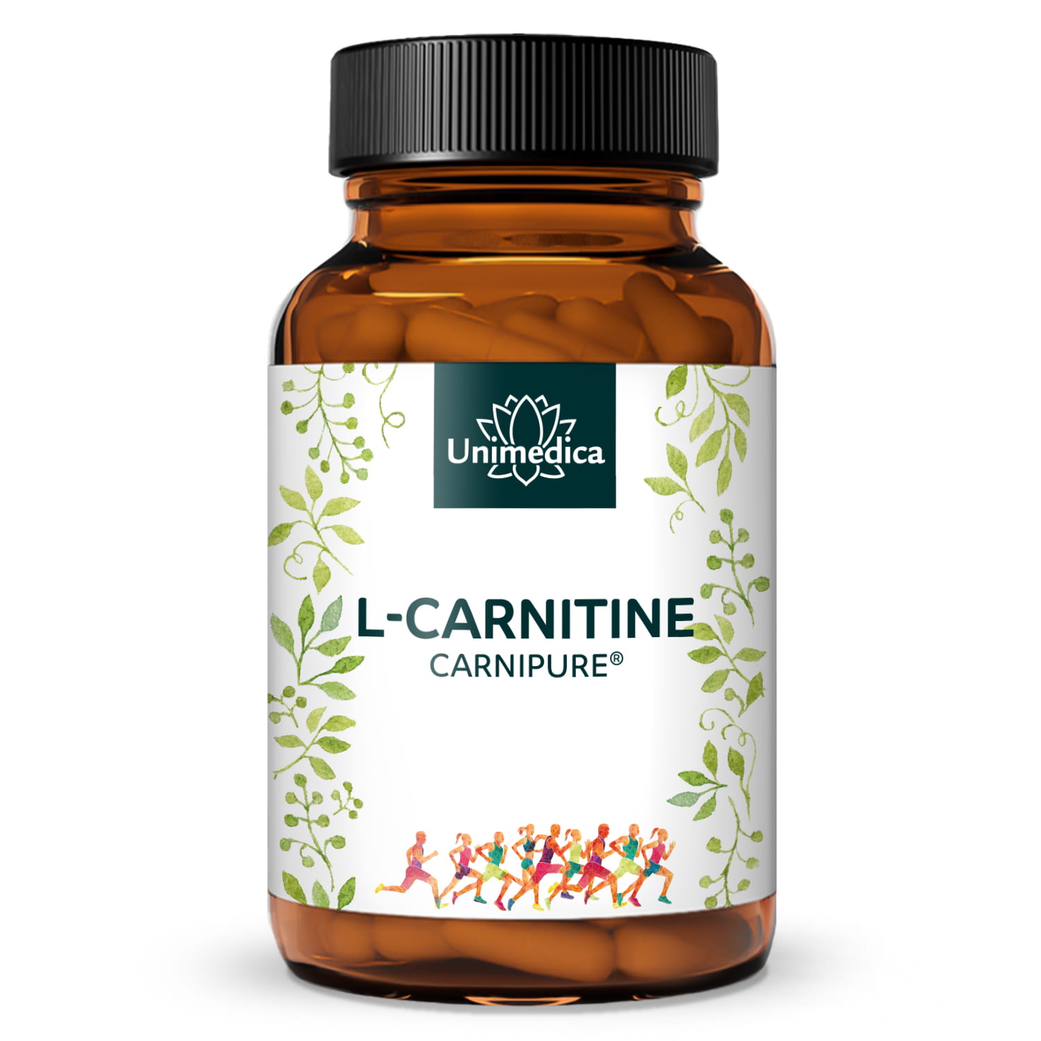 L-Carnitine (Carnipure®) capsules - 2000 mg per daily dose - 120 capsules - from Unimedica