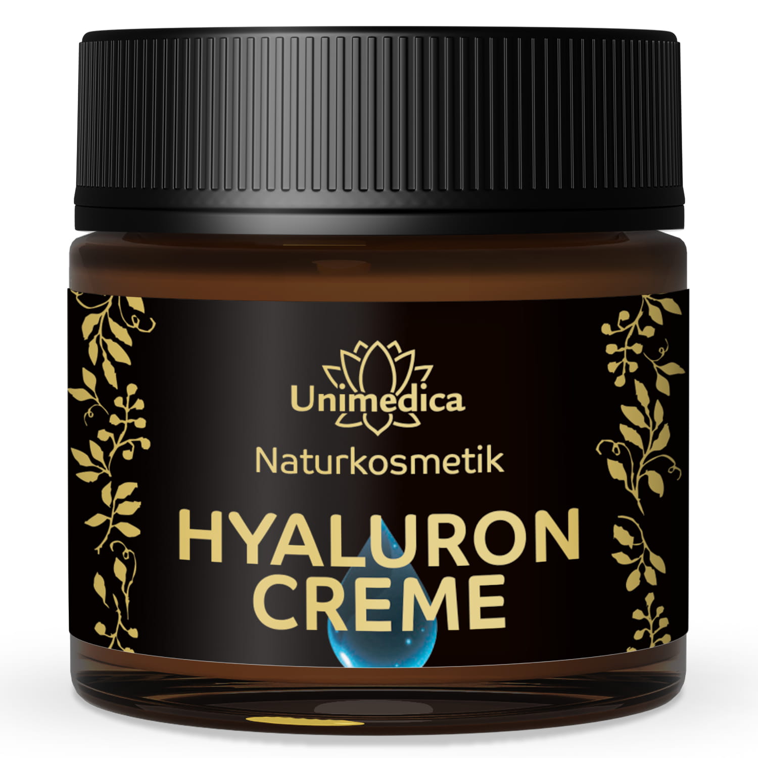Hyaluron Creme - mit Aloe vera-Blattsaft, Hyaluronsäure und Lavendel - 50 ml - von Unimedica