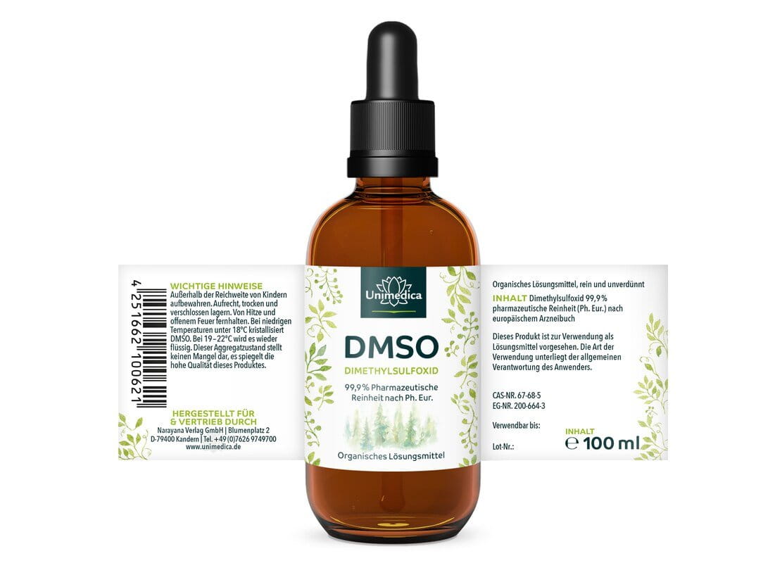 2er-Sparset: DMSO 99,9 % - 2 x 100 ml - von Unimedica