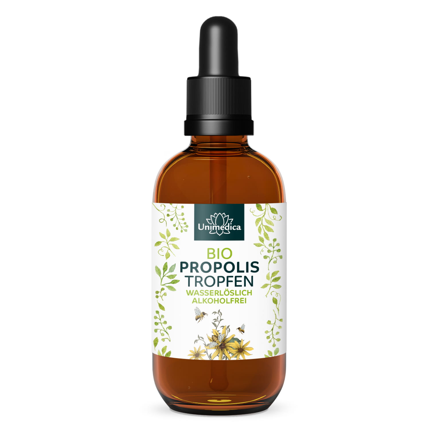 Bio Propolis Tropfen - Extrakt 10 % - 50 ml - von Unimedica