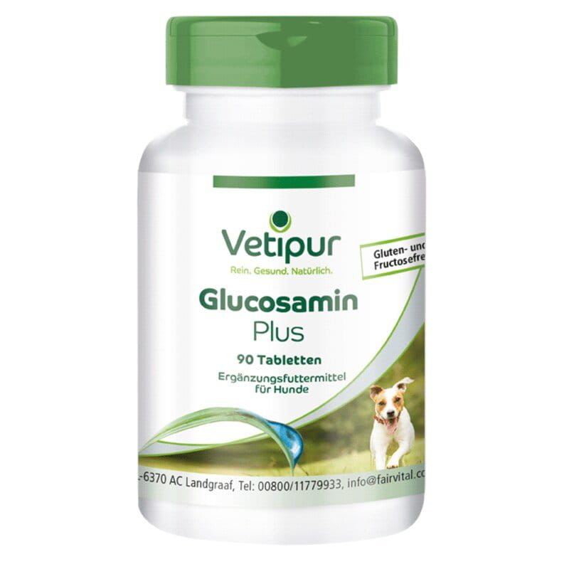 Glucosamin Plus für Hunde - Vetipur - 90 Tabletten