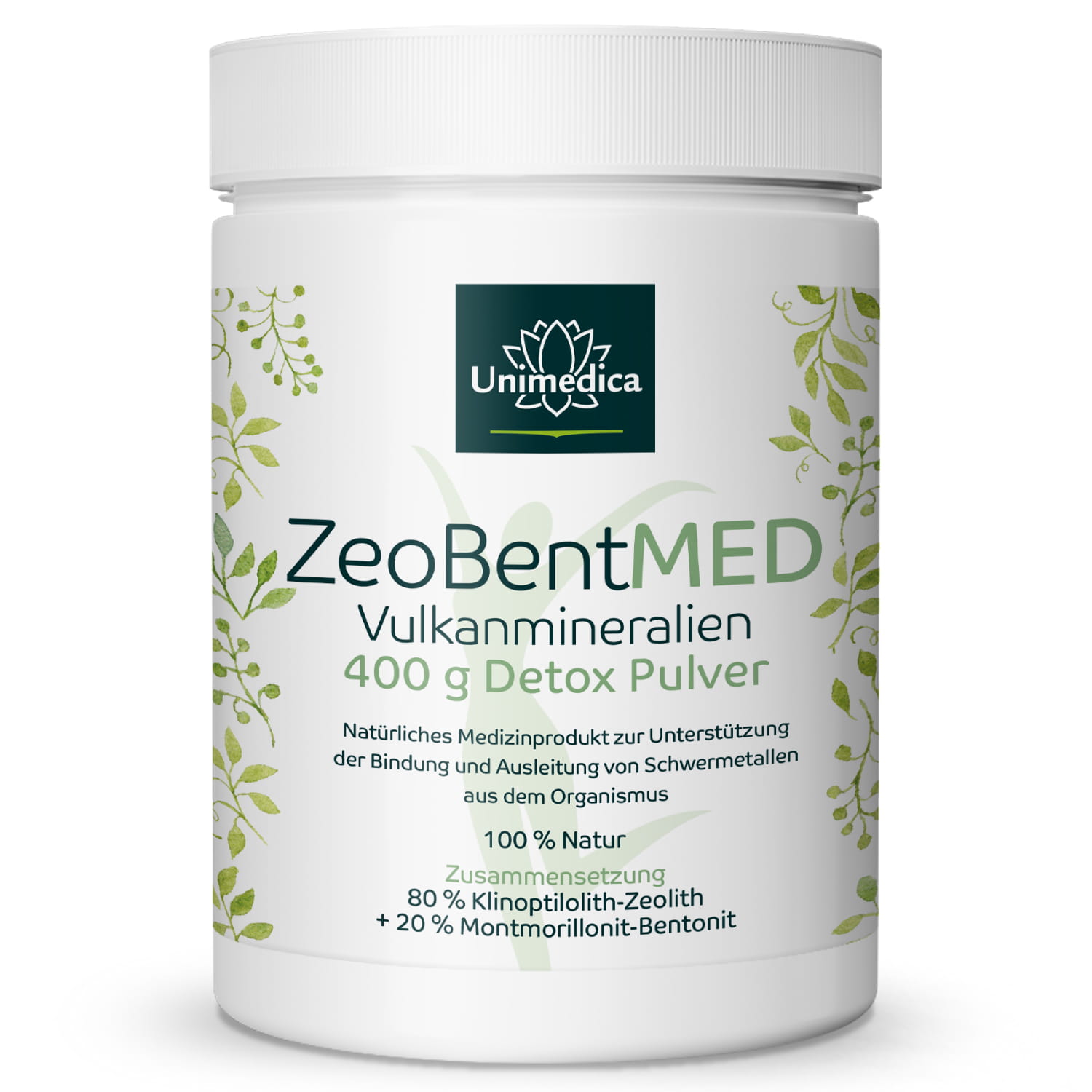 ZeoBent MED Poudre détox - 400 g - par Unimedica