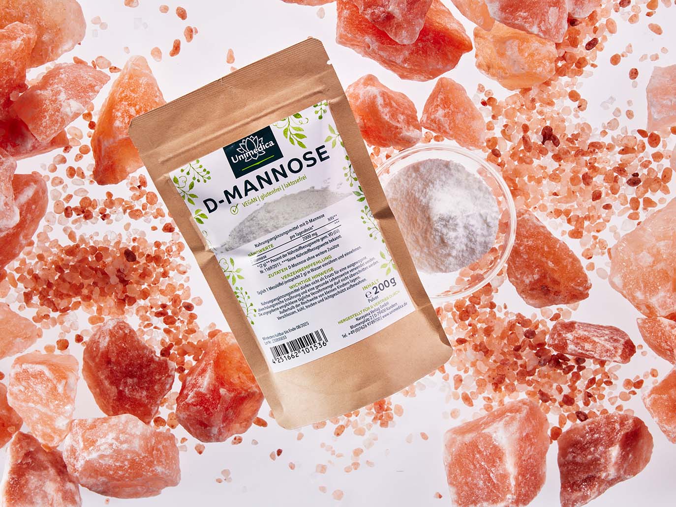 D-Mannose - 2000 mg per daily dose (1 measuring scoop) - 200 g powder - from Unimedica