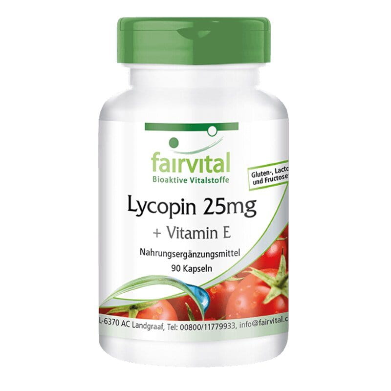 Lycopin 25 mg + Vitamin E - 90 Kapseln