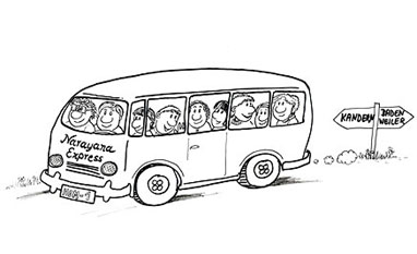 Gratis-Bustransfer zum Verlagshaus am 20.4.2013