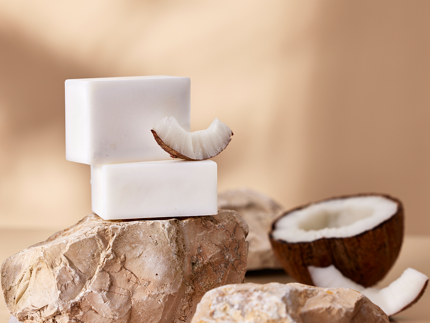 Organic coconut soap - natural - 100 g - from Unimedica
