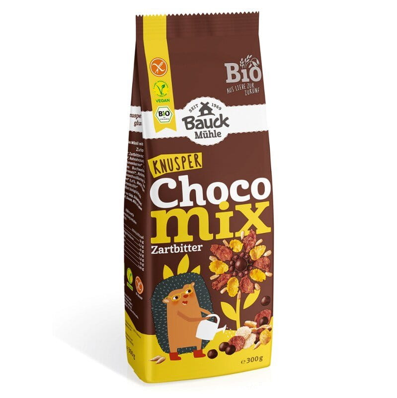 Knusper Choco Mix Zartbitter Müsli Bio - Bauck Hof - 300 g