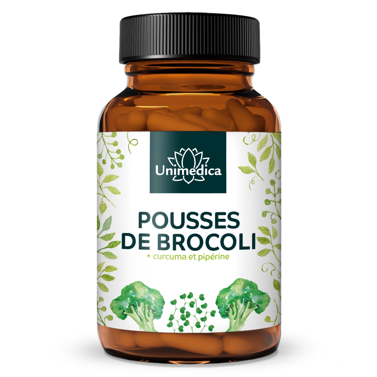 Extrait de pousses de brocoli - 100 mg de sulforaphane par dose quotidienne (2 gélules) - 120 gélules - de Unimedica