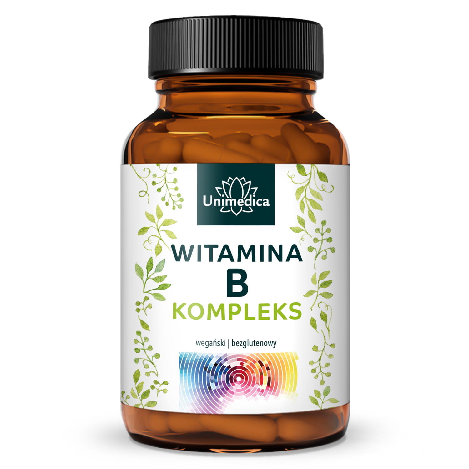 Kompleks witamin B - wysokodawkowy - 180 kapsułek - z kofaktorami - Unimedica