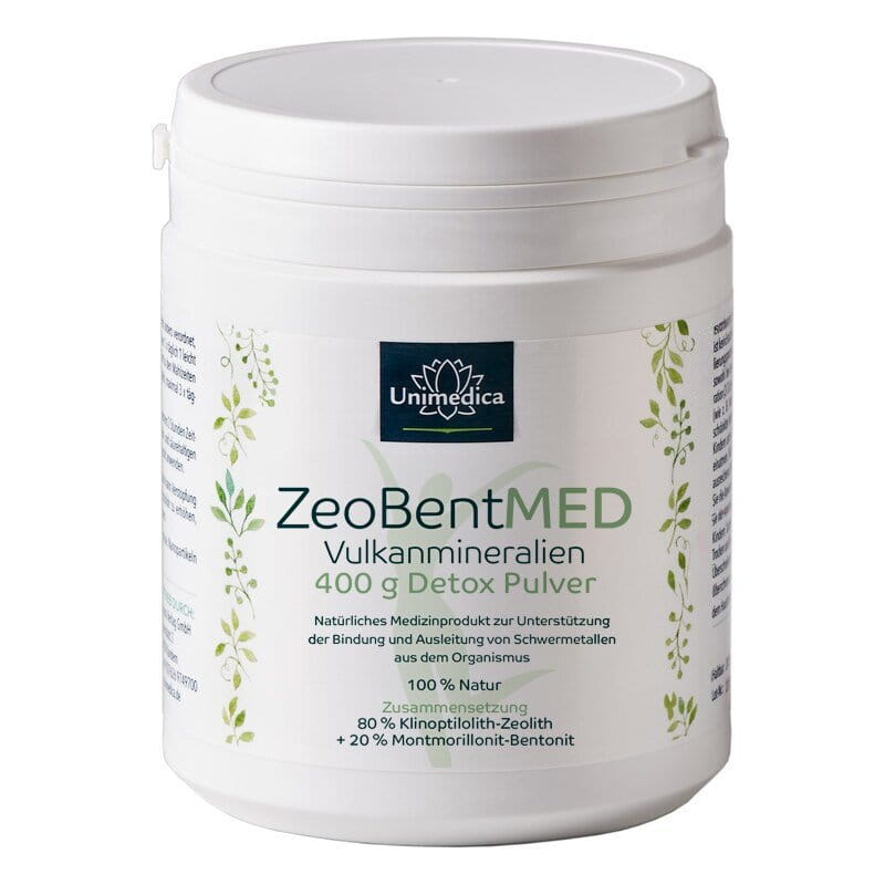 ZeoBent MED Poudre détox - 400 g - par Unimedica