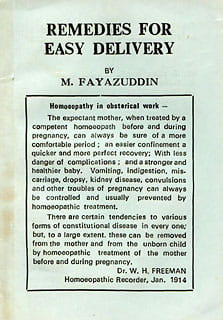 Remedies for Easy Delivery