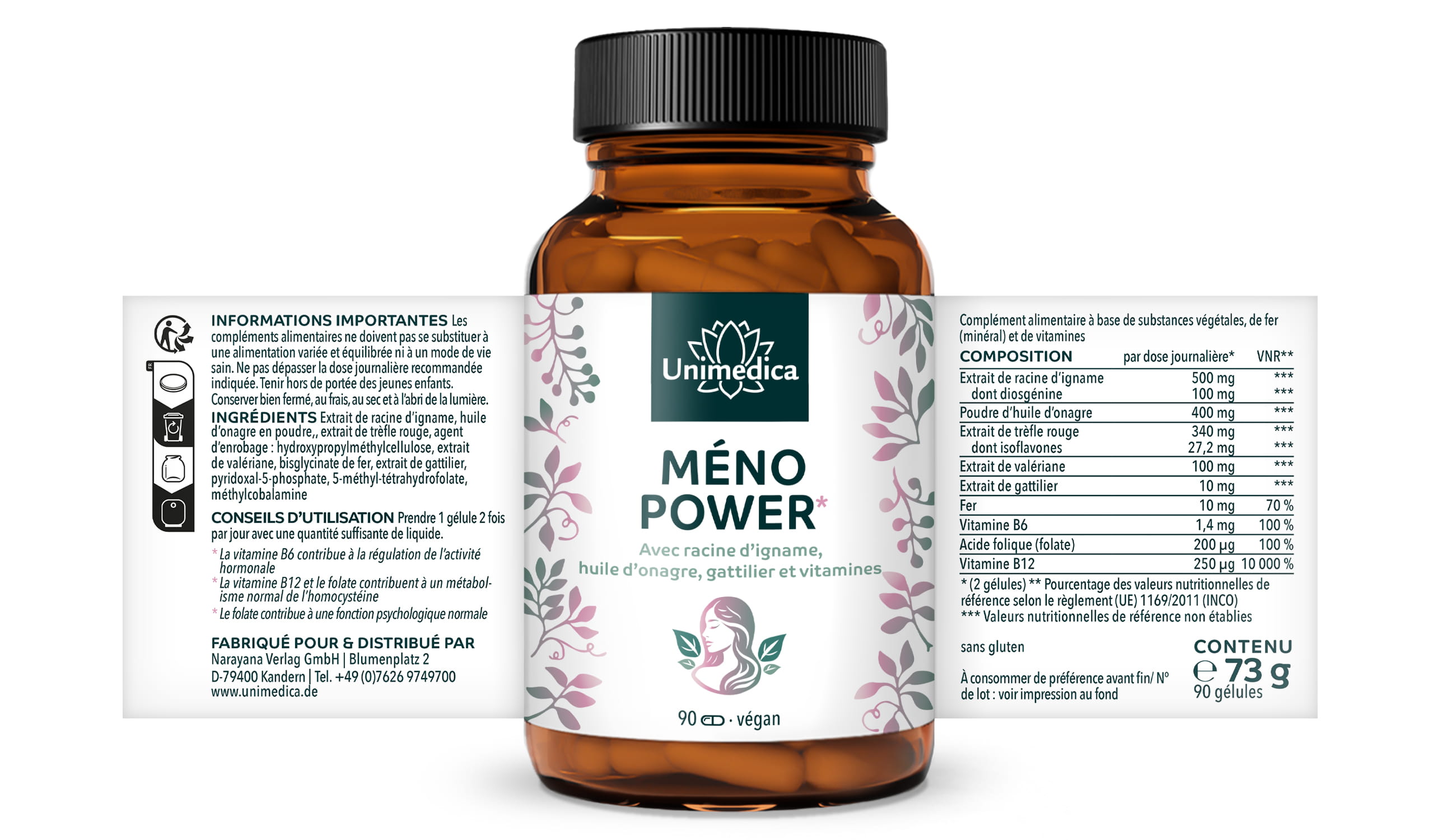 Menopower - 90 gélules - par Unimedica