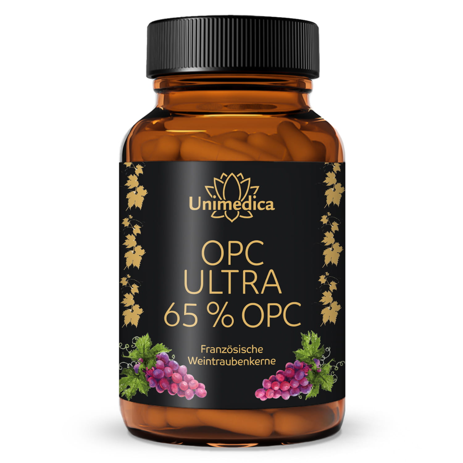 OPC Ultra - mit 700 mg reinem OPC pro Tagesdosis (2 Kapseln) - hochdosiert - 240 Kapseln - von Unimedica