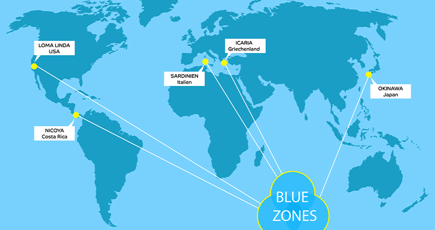 Zones bleues et vieillissement en bonne santé