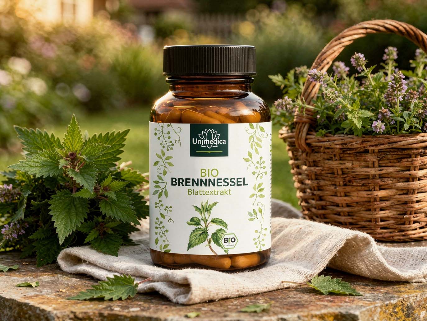 Bio Brennnessel - 10:1 Brennnesselblattextrakt - 1.000 mg pro Tagesdosis (2  Kapseln) - 180 Kapseln - von Unimedica, Nahrungsergnzungsmittel mit  Pflanzenextrakt - Narayana Verlag