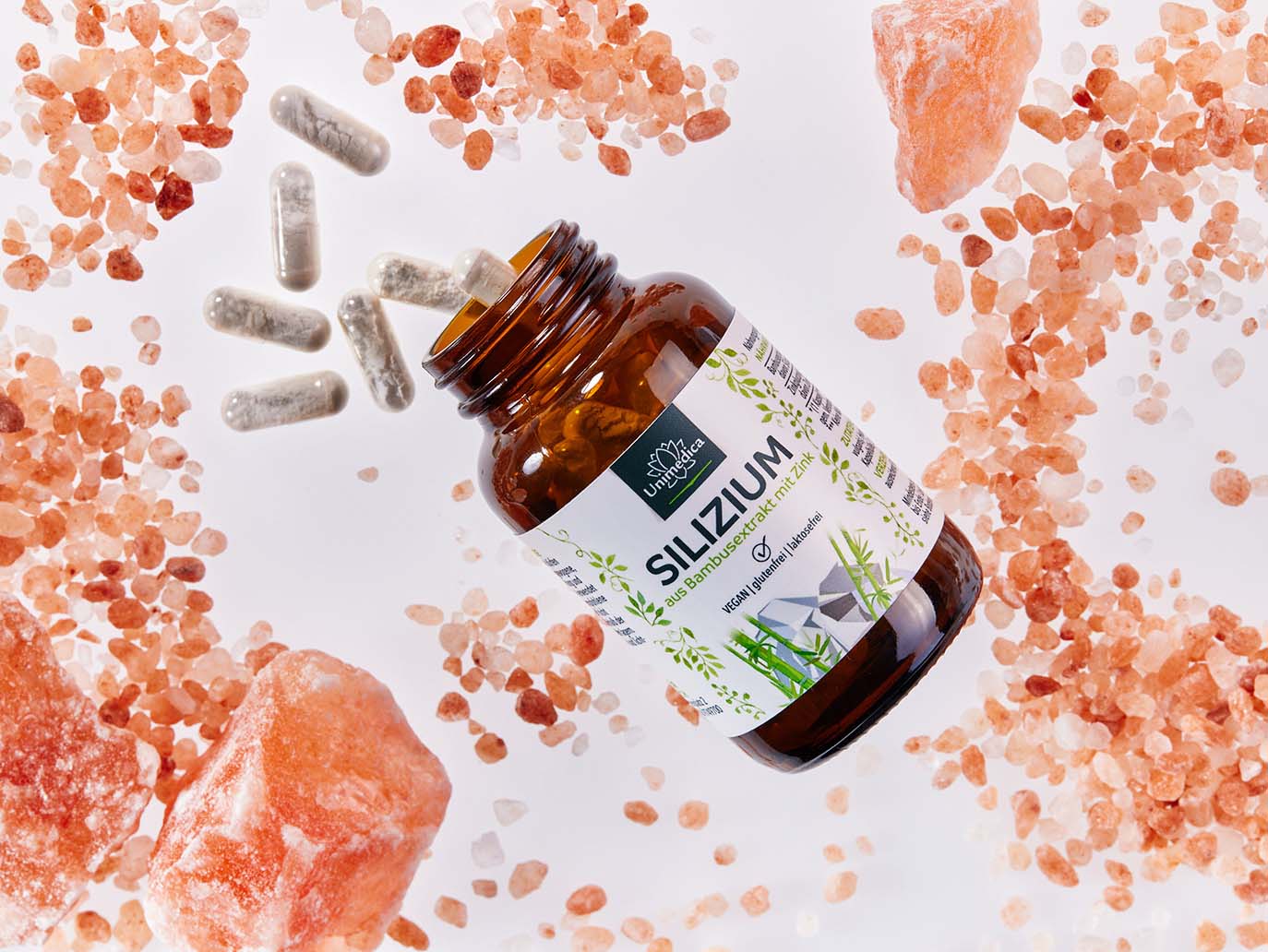 Silicium issu d'extrait de bambou avec zinc - 60 gélules - par Unimedica