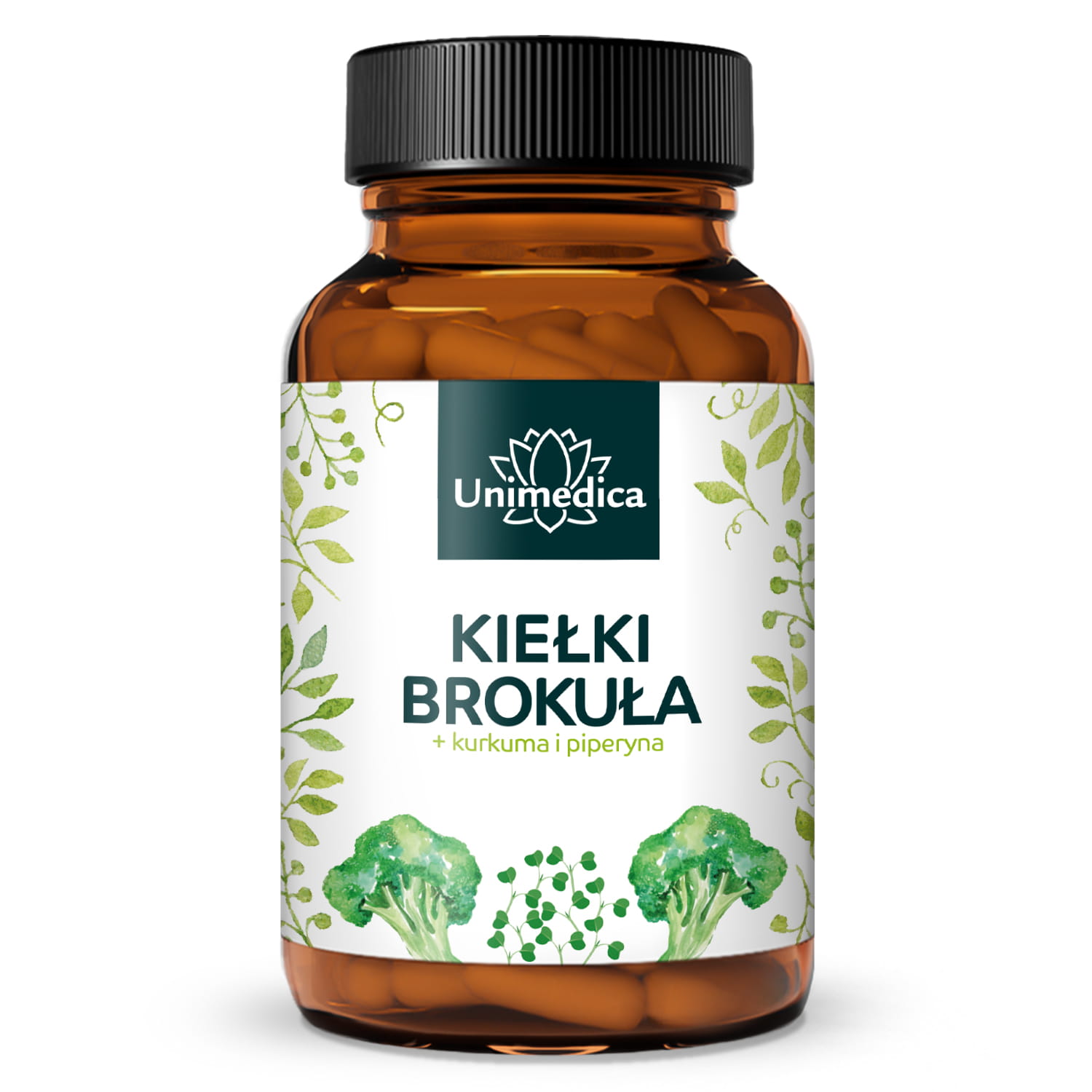 Ekstrakt z kiełków brokuła - 100 mg sulforafanu na dawkę dzienną (2 kapsułki) - 120 kapsułek - od Unimedica