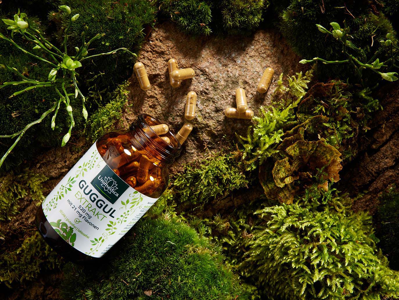 Guggul Extrakt - 520 mg pro Tagesdosis (1 Kapsel) - 120 Kapseln - von Unimedica