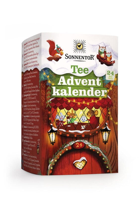 Tee Adventskalender Bio 24 Aufgussbeutel - Sonnentor