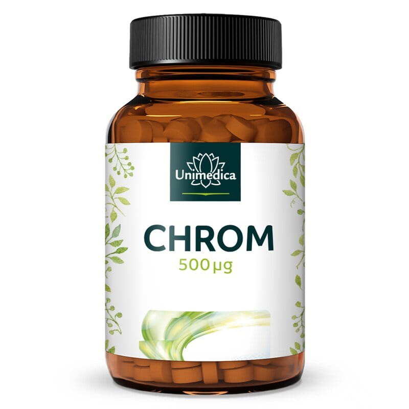 Chrome - 500 µg par dose journalière (1 comprimé) - 180 comprimés - par Unimedica