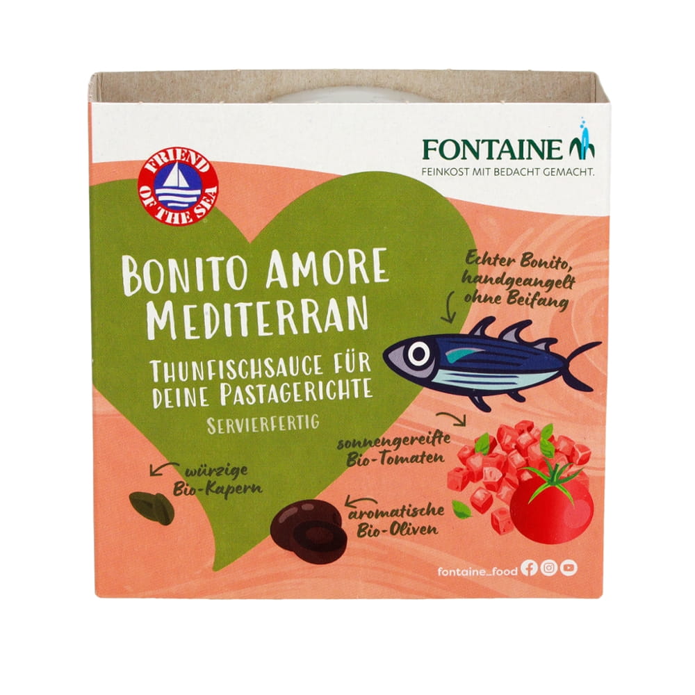 Thunfisch für Pasta - Oliven, Kapern & Tomate - Fontaine - 190 g