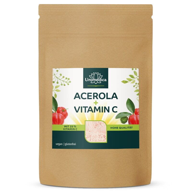 Vitamine C naturelle Acerola Plus  25 % de vitamine C - 200 g - par Unimedica