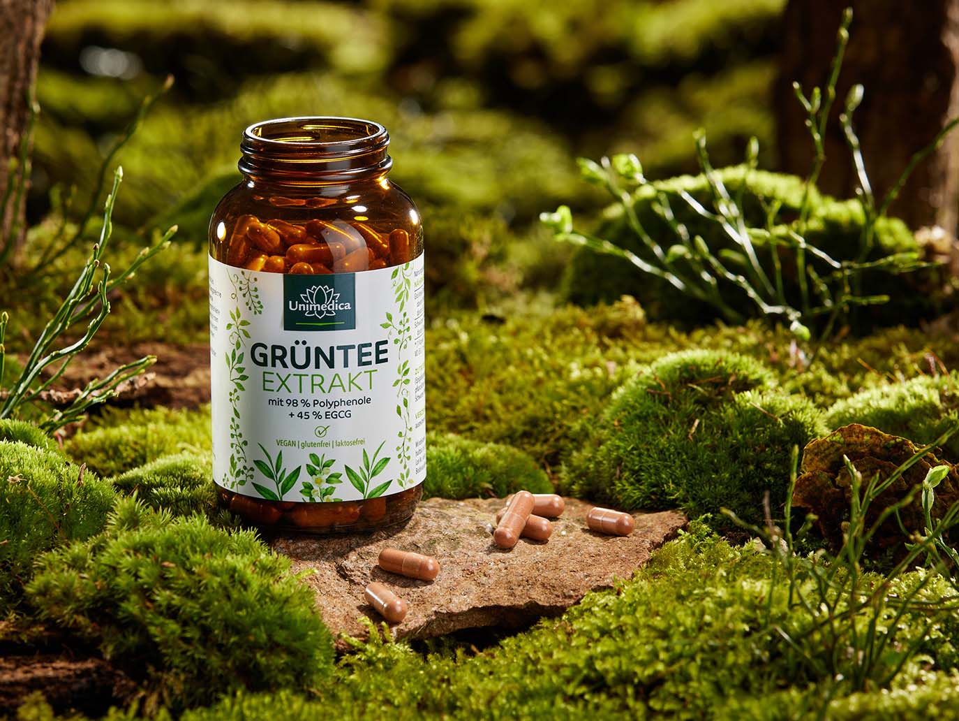 Green Tea Extract - High-Dose - 180 Capsules - by Unimedica