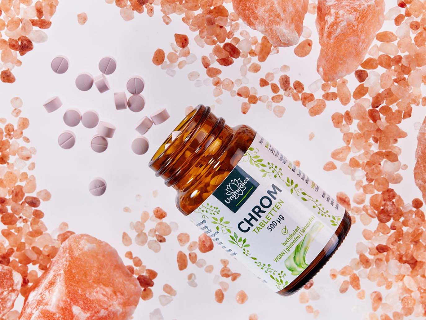 Chrom - 500 µg pro Tagesdosis (1 Tablette) - 180 Tabletten - von Unimedica