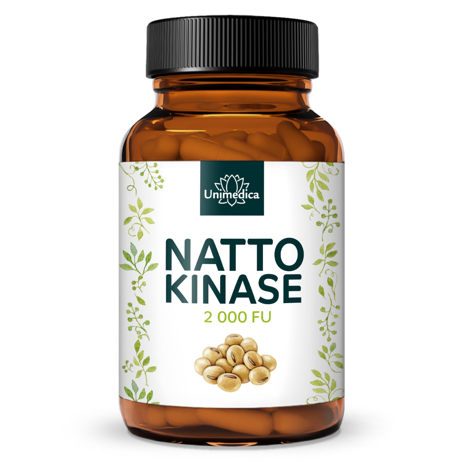 Nattokinaza – 100 mg / 2000 FU na dawkę dzienną (1 kapsułka) – 180 kapsułek – od Unimedica